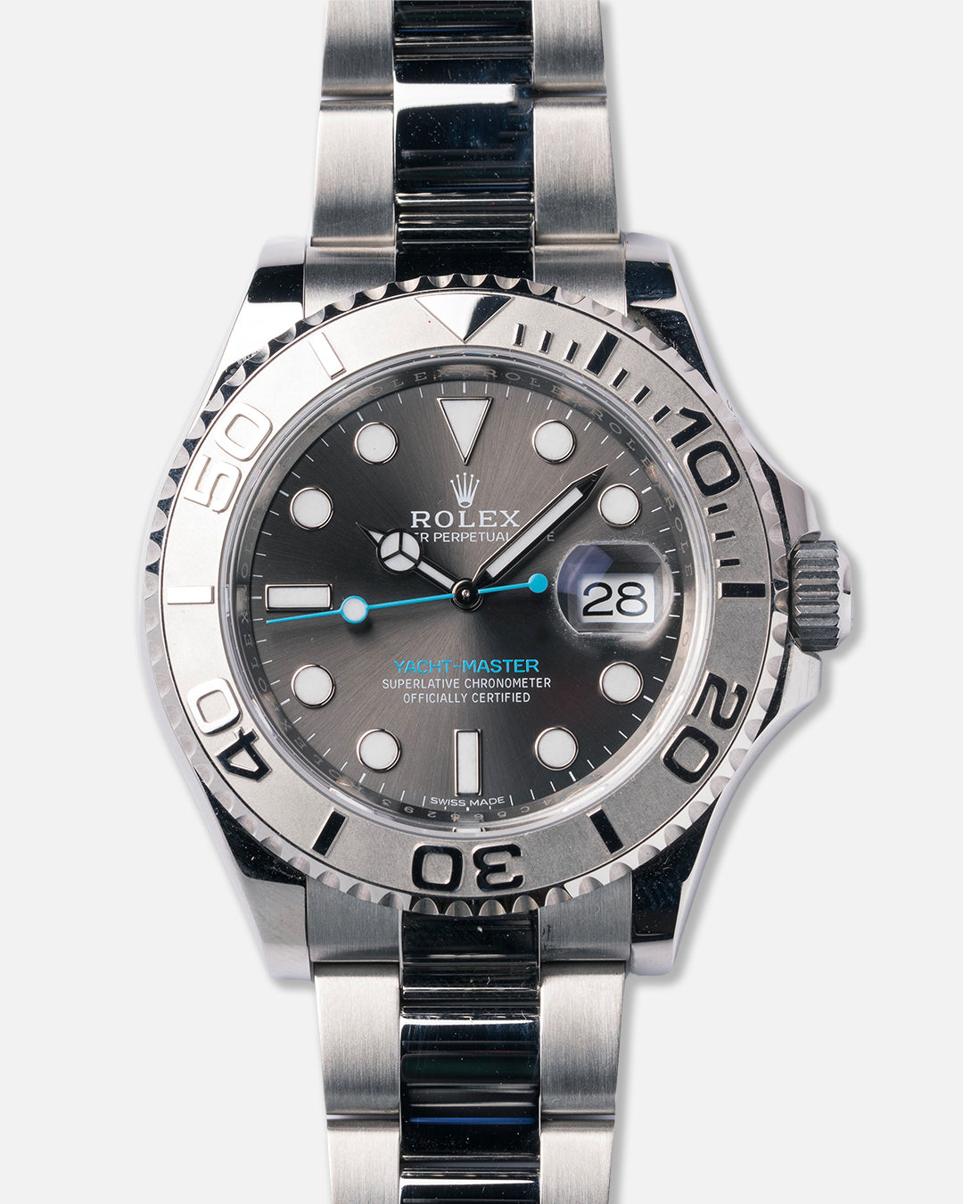 Rolex Yacht Master 116622 unboxing initial view stainless steel