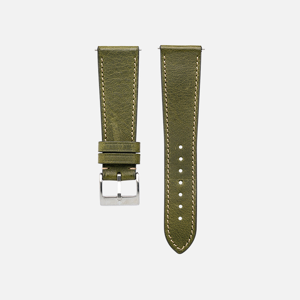 Waxy Slim Quick-Release Watch Strap (Multiple Colors)