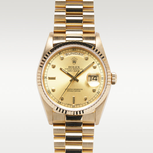 1991 Rolex Day-Date Ref. 18238 with Rare Pinball Dial
