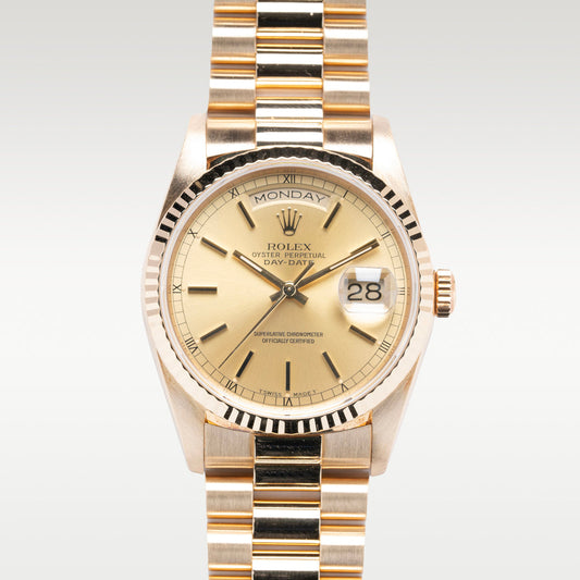 1991 Rolex Day-Date Ref. 18238 with Box & Papers