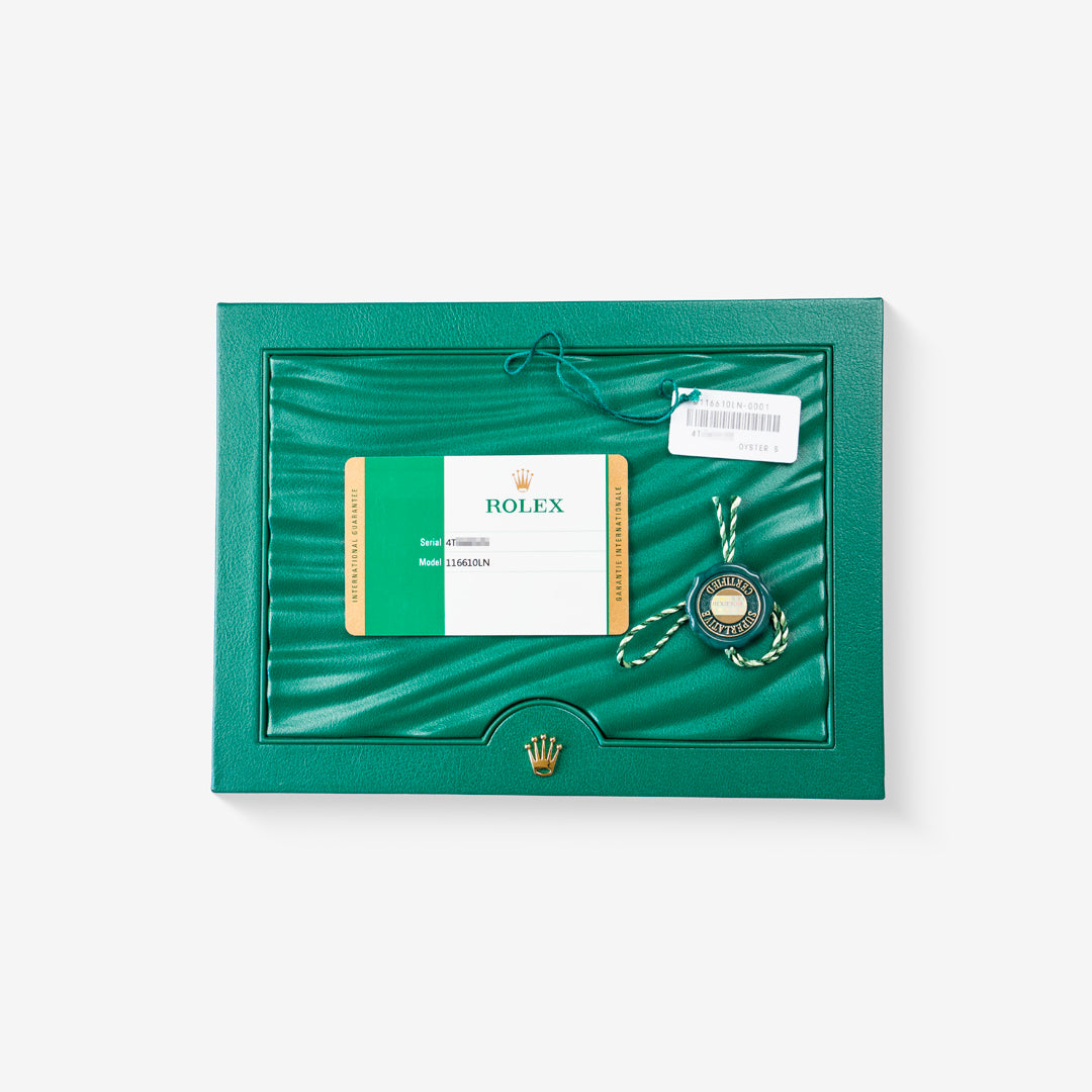 2018 Rolex Submariner Ceramic Ref. 116610LN with Box & Papers