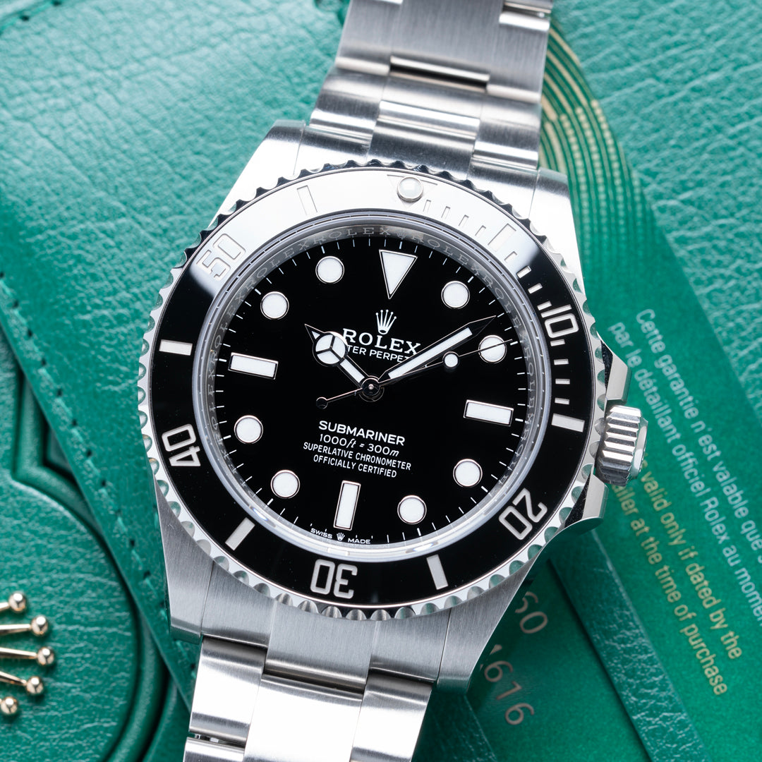 2020 Rolex Submariner Ref. 124060 with Box & Papers