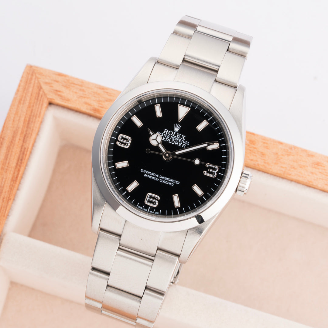 2008 Rolex Explorer Ref. 114270 with Box & Papers