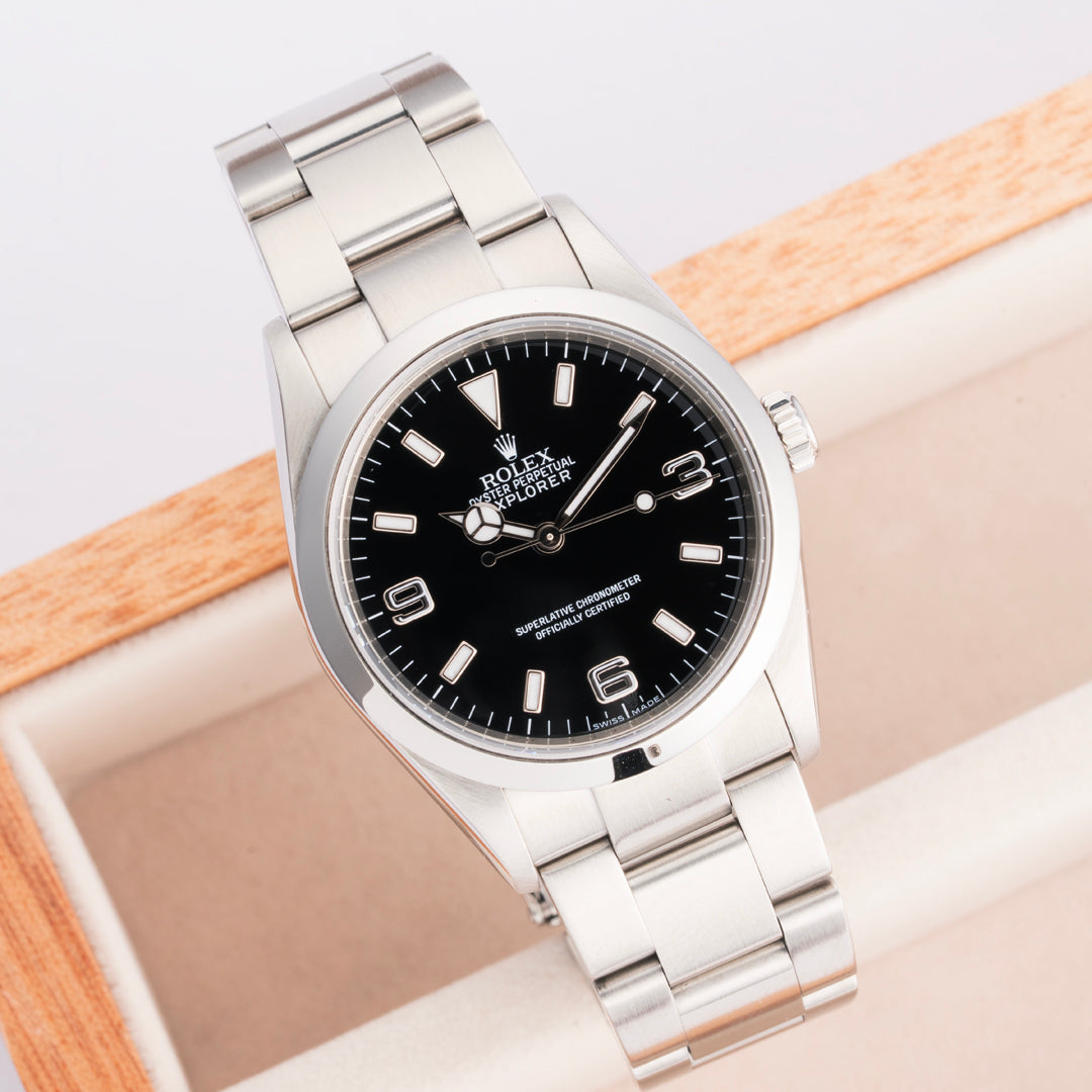 2008 Rolex Explorer Ref. 114270 with Box & Papers