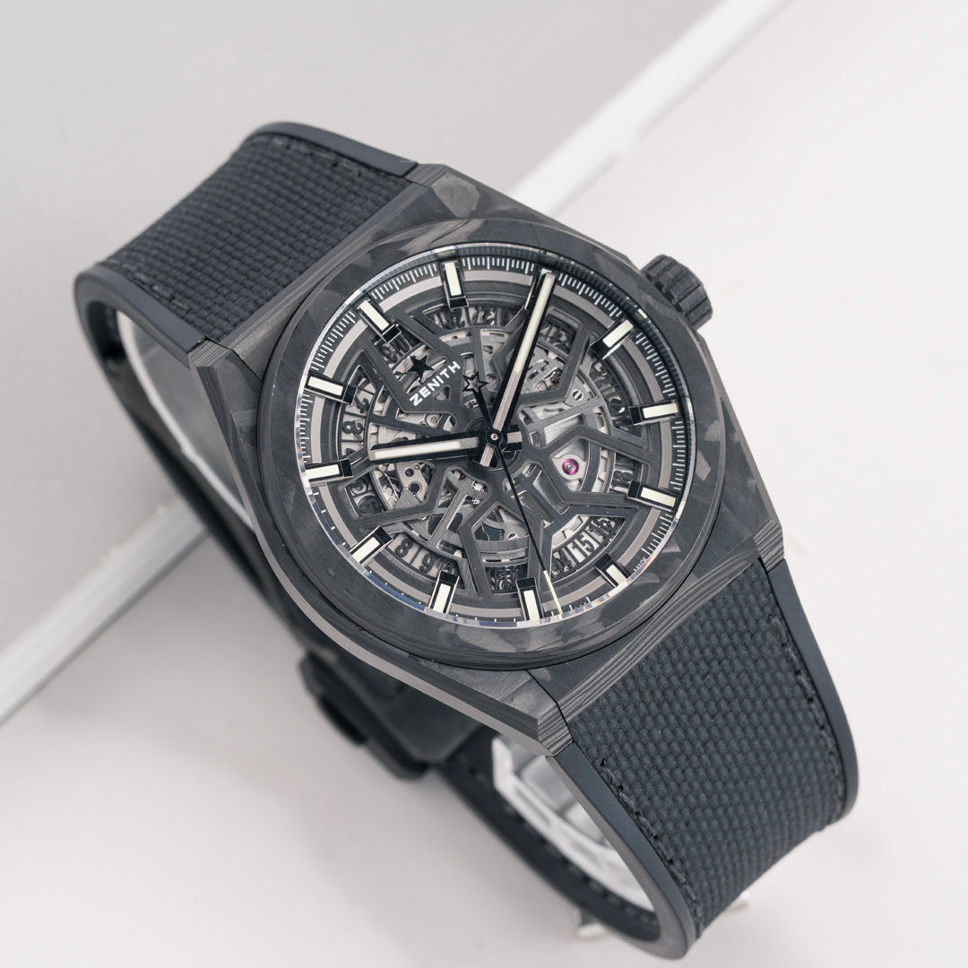 2021 Zenith Defy Classic Carbon Ref. 10.9000.670 with Box & Papers