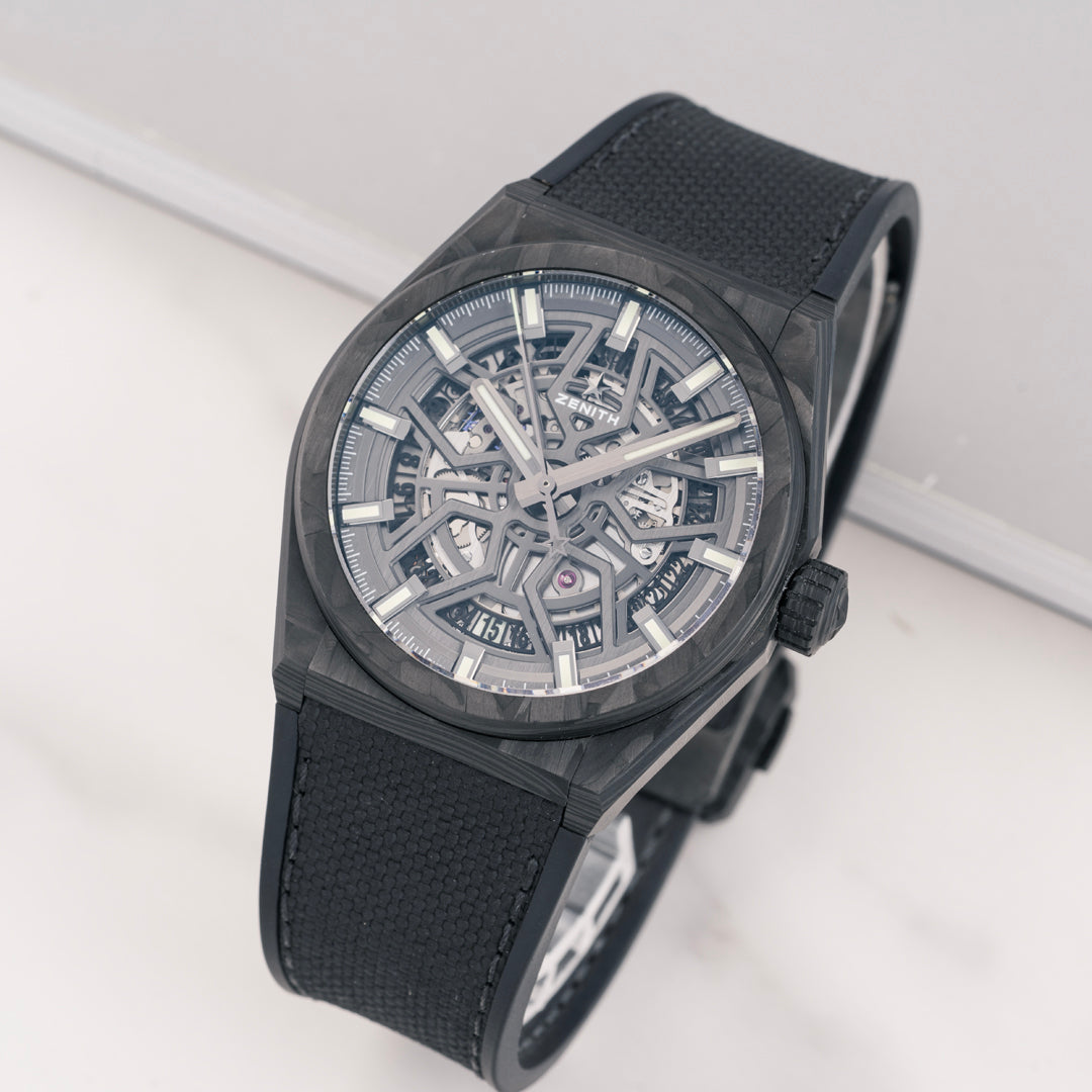 2021 Zenith Defy Classic Carbon Ref. 10.9000.670 with Box & Papers