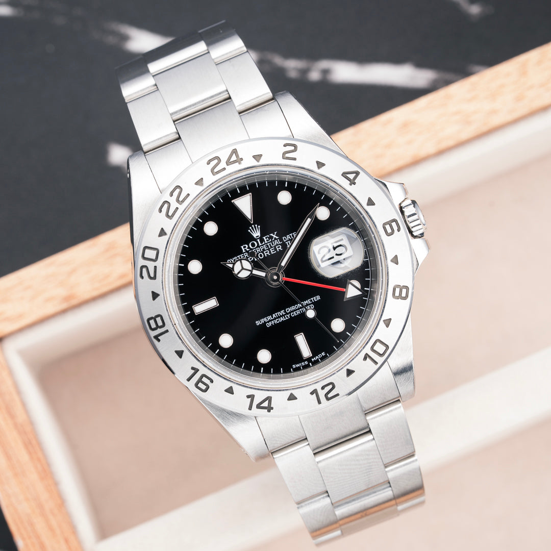 2002 Rolex Explorer II Ref. 16570 with Box & Papers