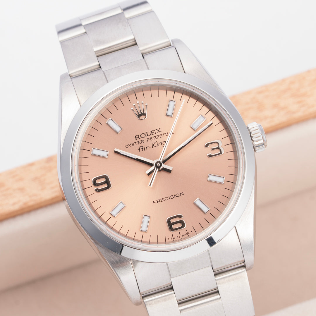 1998 Rolex Air-King Ref. 14000 "Salmon"