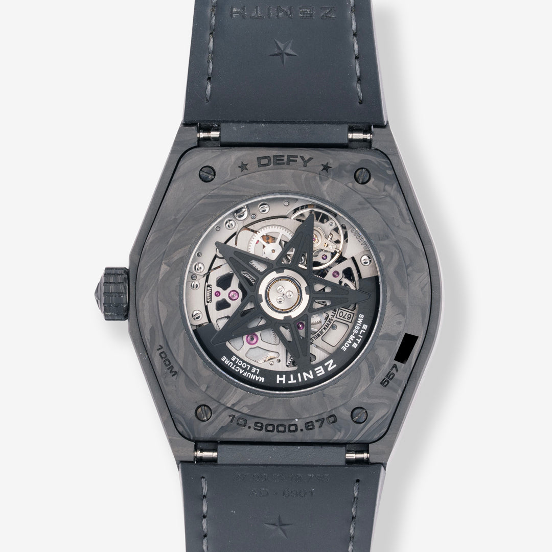 2021 Zenith Defy Classic Carbon Ref. 10.9000.670 with Box & Papers