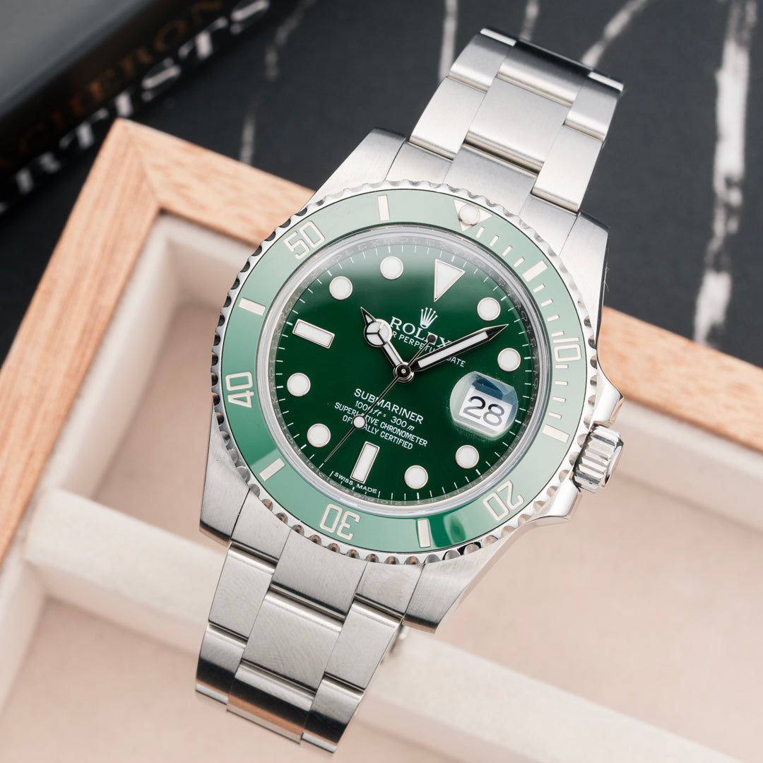 2016 Rolex Submariner Date "Hulk" Ref. 116610LV with Box & Papers