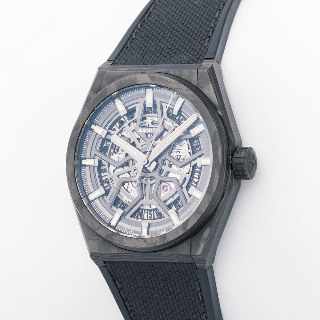 2021 Zenith Defy Classic Carbon Ref. 10.9000.670 with Box & Papers