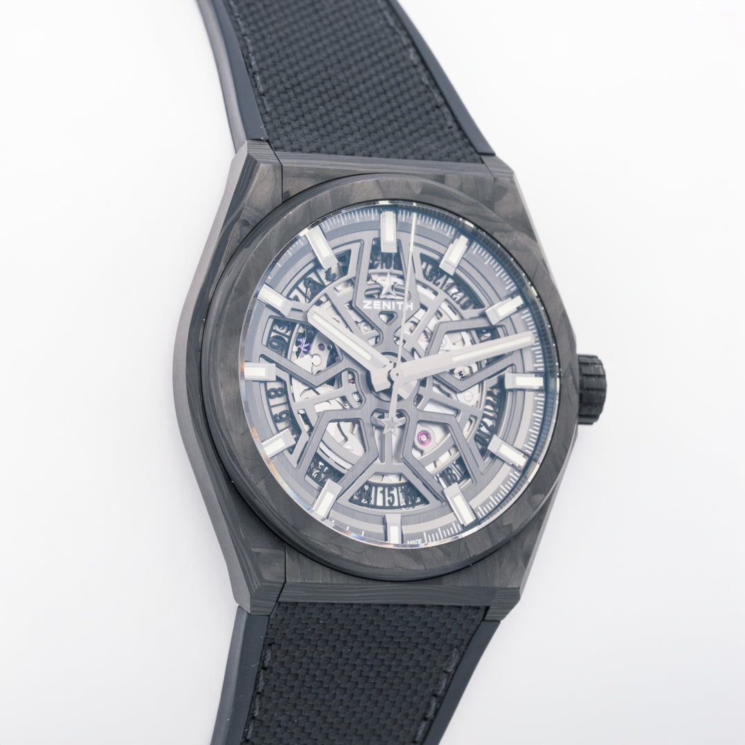 2021 Zenith Defy Classic Carbon Ref. 10.9000.670 with Box & Papers