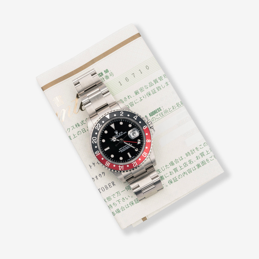 2002 Rolex GMT-Master II Ref. 16710 "Coke" with Papers