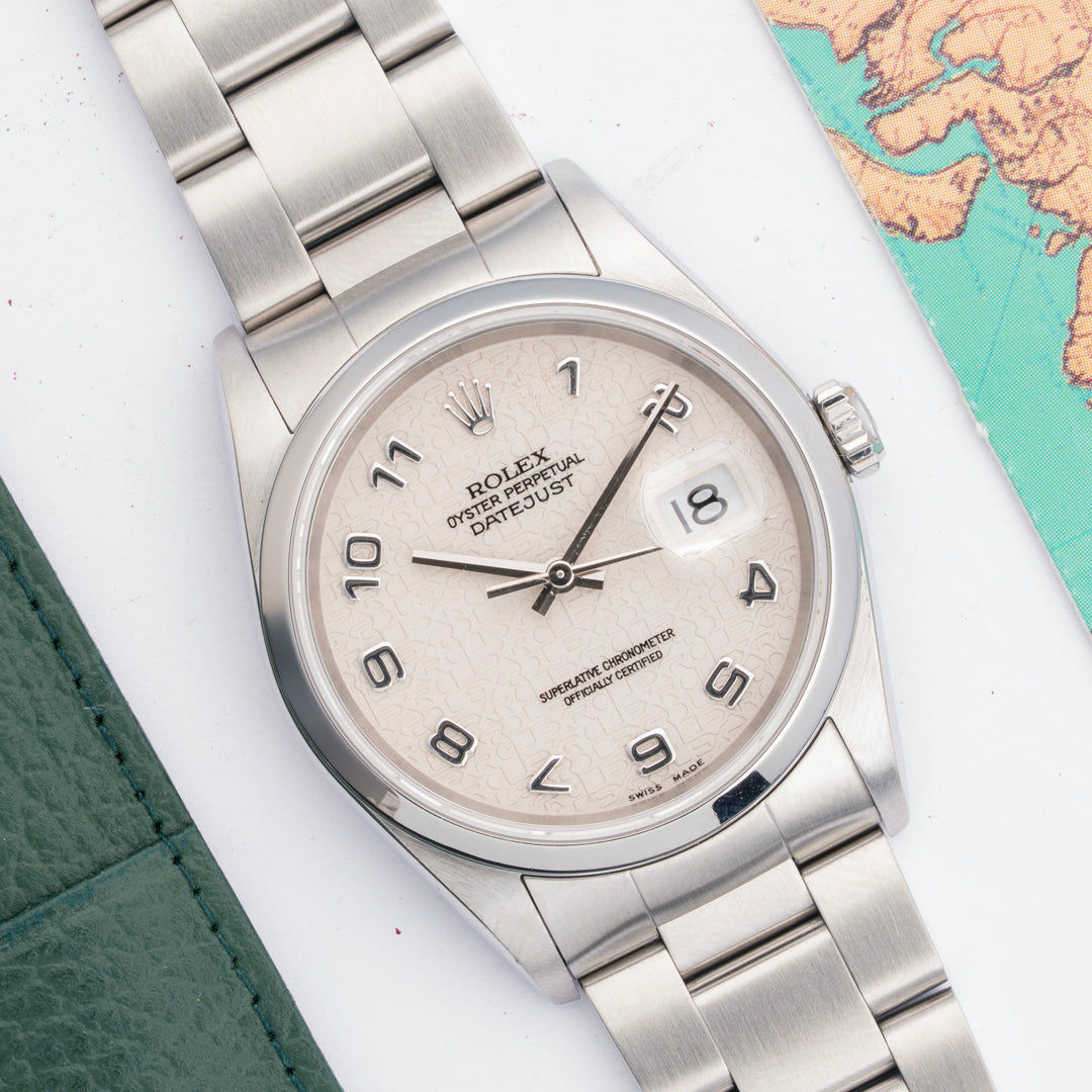2004 Rolex Datejust Ref. 16200 Anniversary Ivory Dial