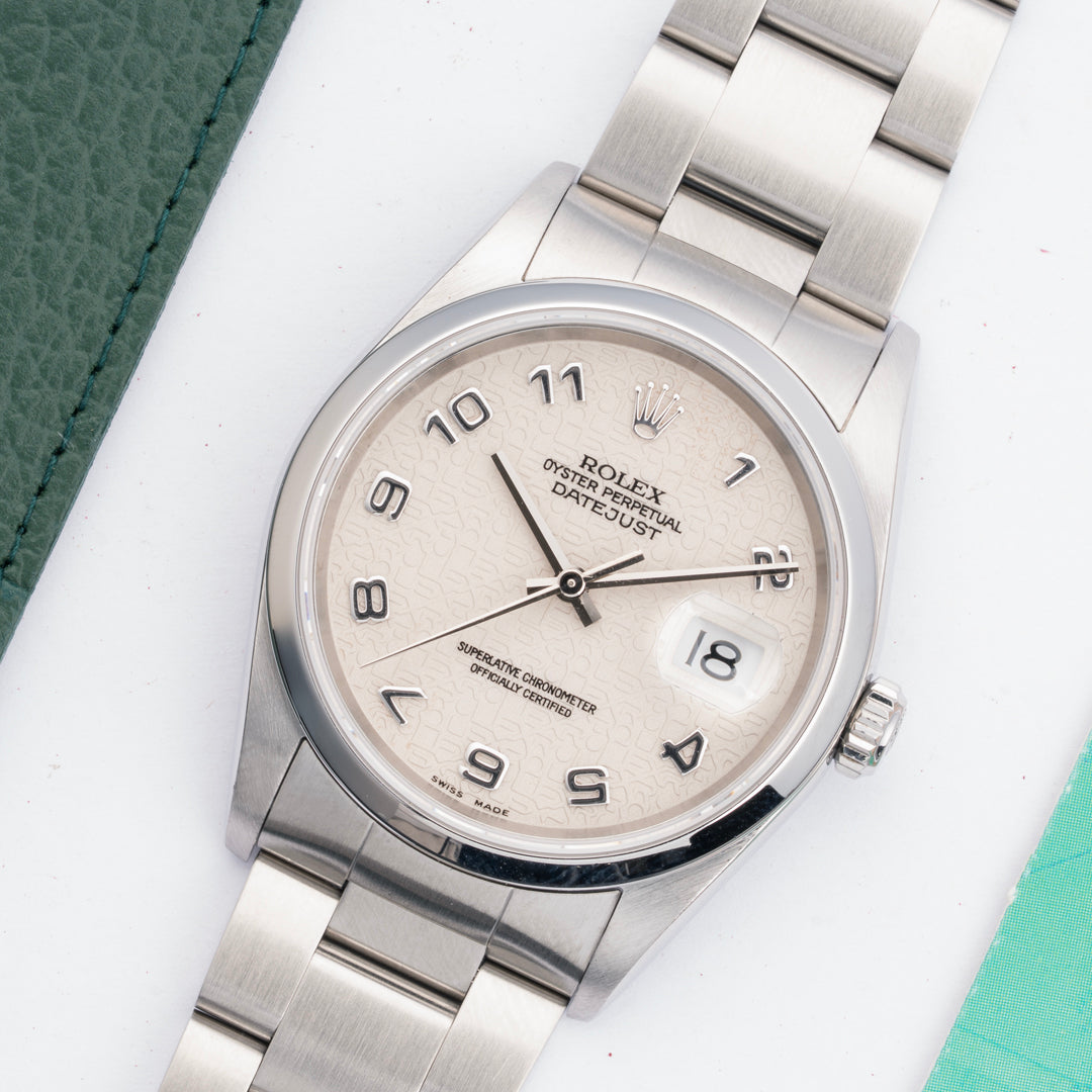 2004 Rolex Datejust Ref. 16200 Anniversary Ivory Dial
