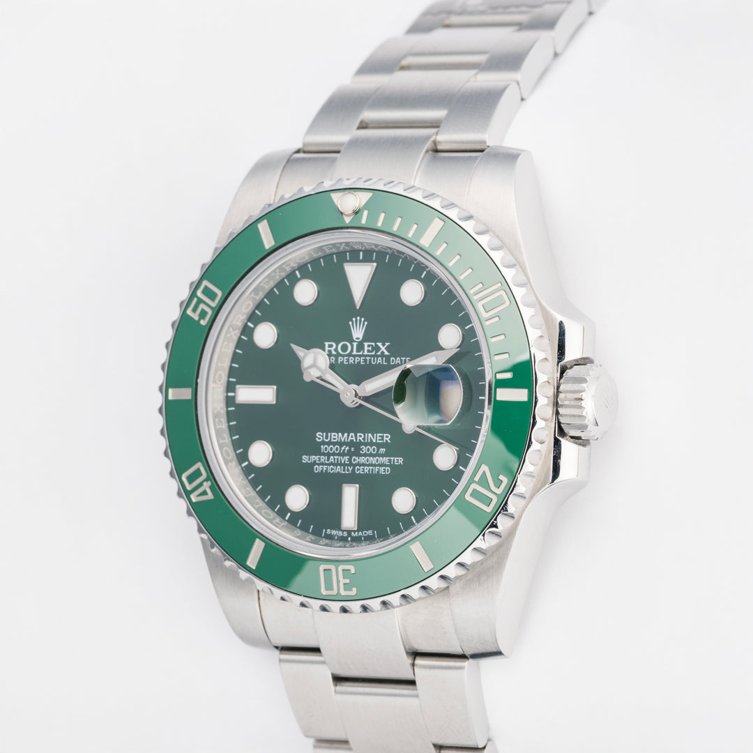 2016 Rolex Submariner Date "Hulk" Ref. 116610LV with Box & Papers