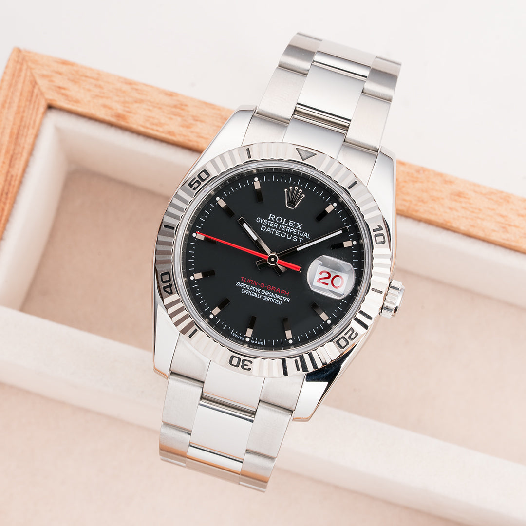 2008 Rolex Datejust Turn-O-Graph Ref. 116264 with Box & Papers