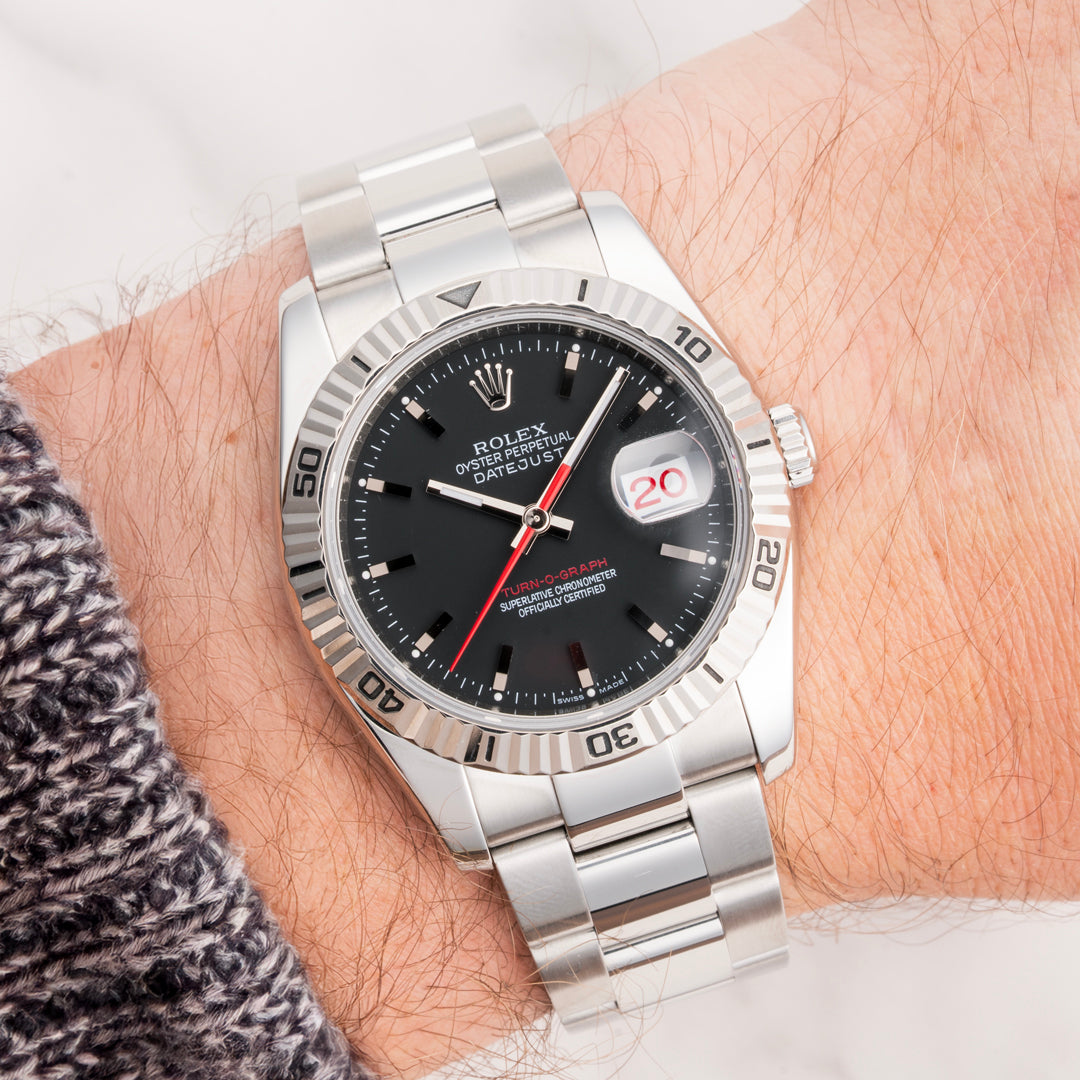 2008 Rolex Datejust Turn-O-Graph Ref. 116264 with Box & Papers