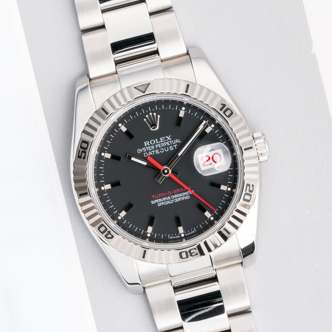 2008 Rolex Datejust Turn-O-Graph Ref. 116264 with Box & Papers