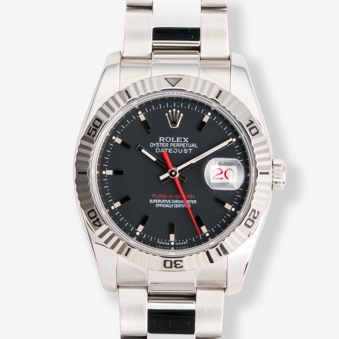 2008 Rolex Datejust Turn-O-Graph Ref. 116264 with Box & Papers