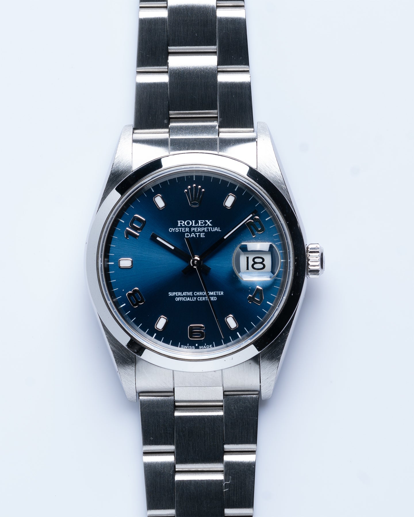 2000 Oyster Perpetual Date Blue Dial – Horology Hour
