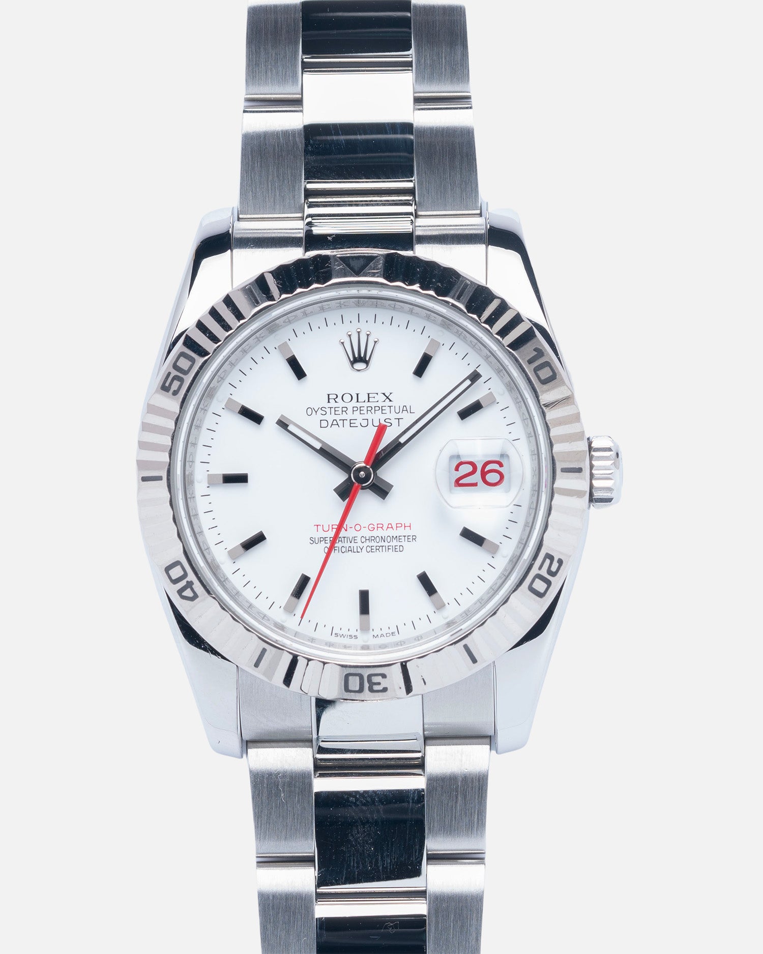 2005 Rolex Datejust Turn-O-Graph Ref. 116264 with Box & Papers 