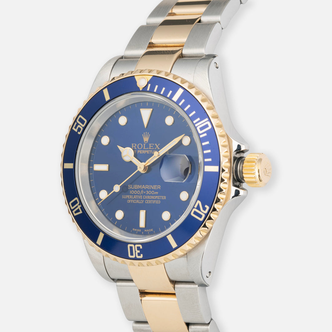2002 Rolex Submariner Date 'Bluesy' Ref. 16613 with Box & Papers