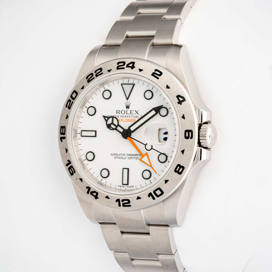 2017 Rolex Explorer II Ref. 216570 with Box & Papers