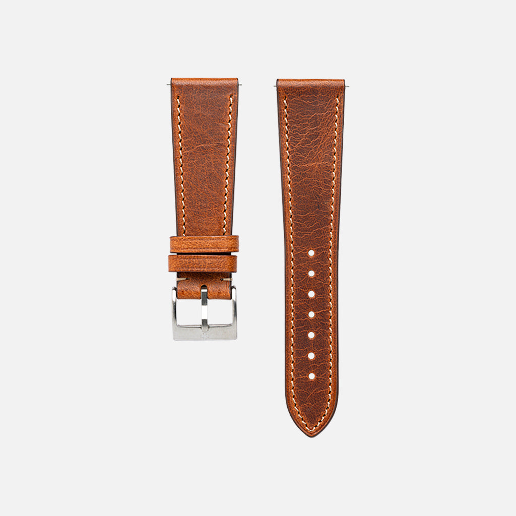 Waxy Slim Quick-Release Watch Strap (Multiple Colors)