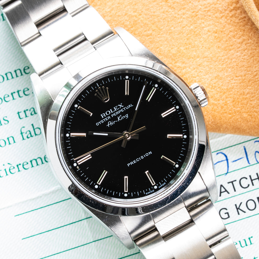 2001 Rolex Air-King Ref. 14000M with Box & Papers