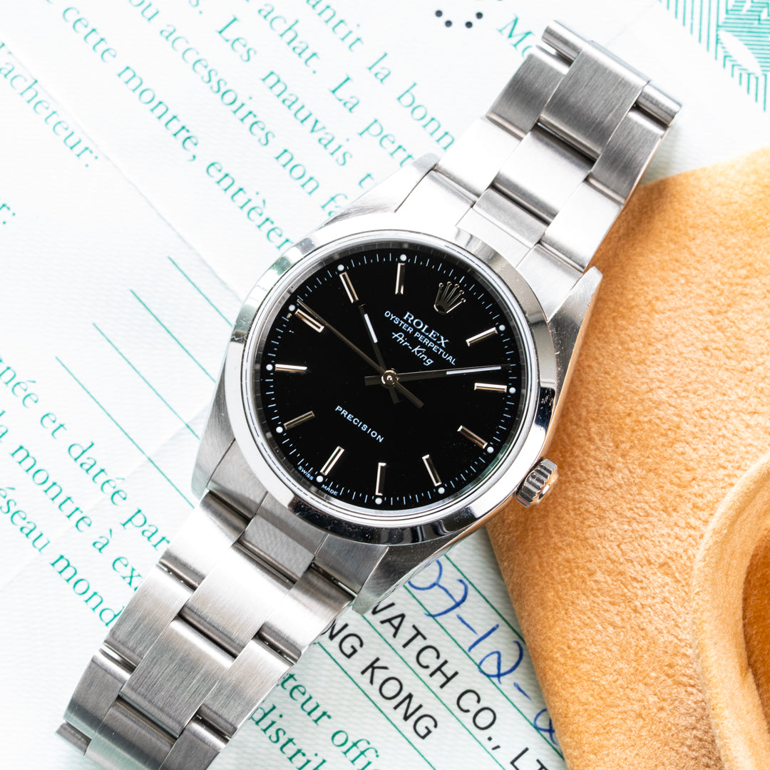 2001 Rolex Air-King Ref. 14000M with Box & Papers