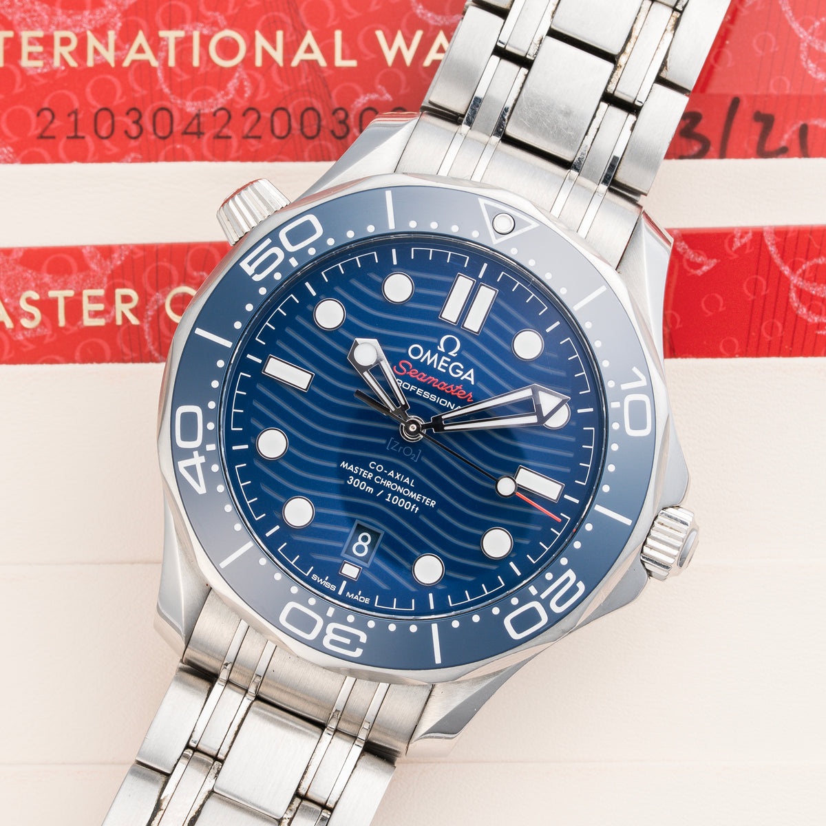 2021 Omega Seamaster Planet Ocean Ref. 210.30.42.20.03.001 with Box & Papers