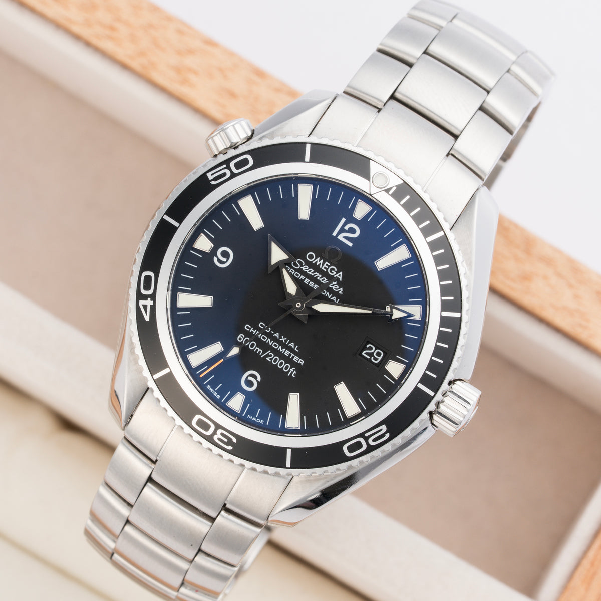 2007 Omega Seamaster Planet Ocean Ref. 2201.50 with Box & Papers