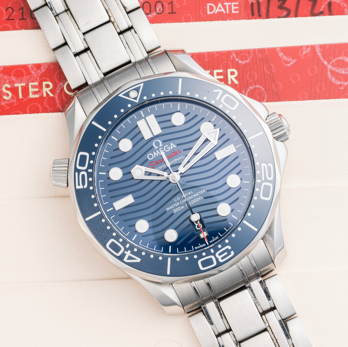 2021 Omega Seamaster Planet Ocean Ref. 210.30.42.20.03.001 with Box & Papers