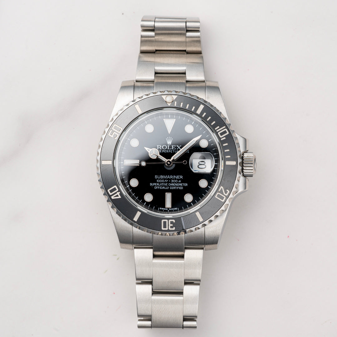2015 Rolex Submariner Date Ref. 116610LN with Papers