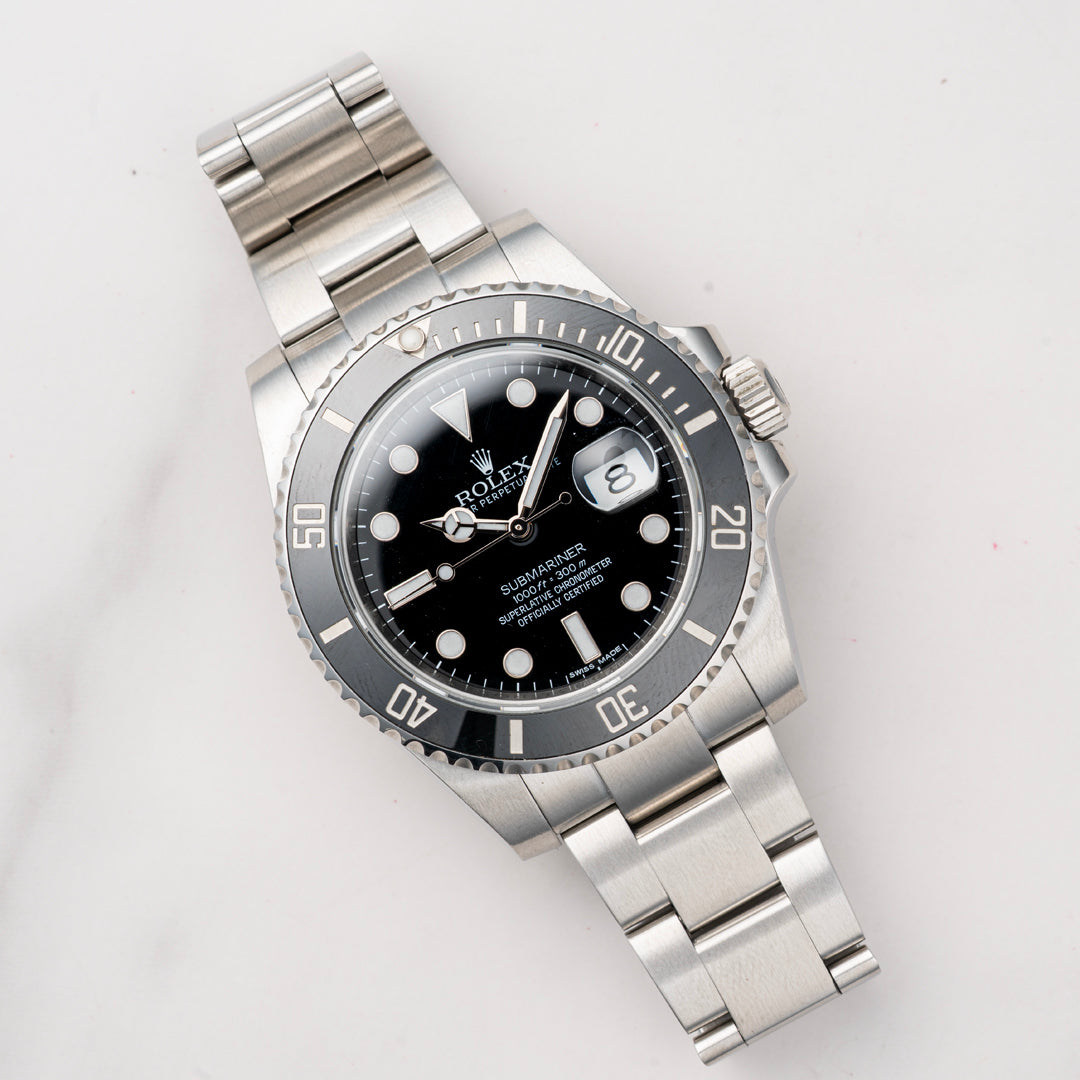 2015 Rolex Submariner Date Ref. 116610LN with Papers