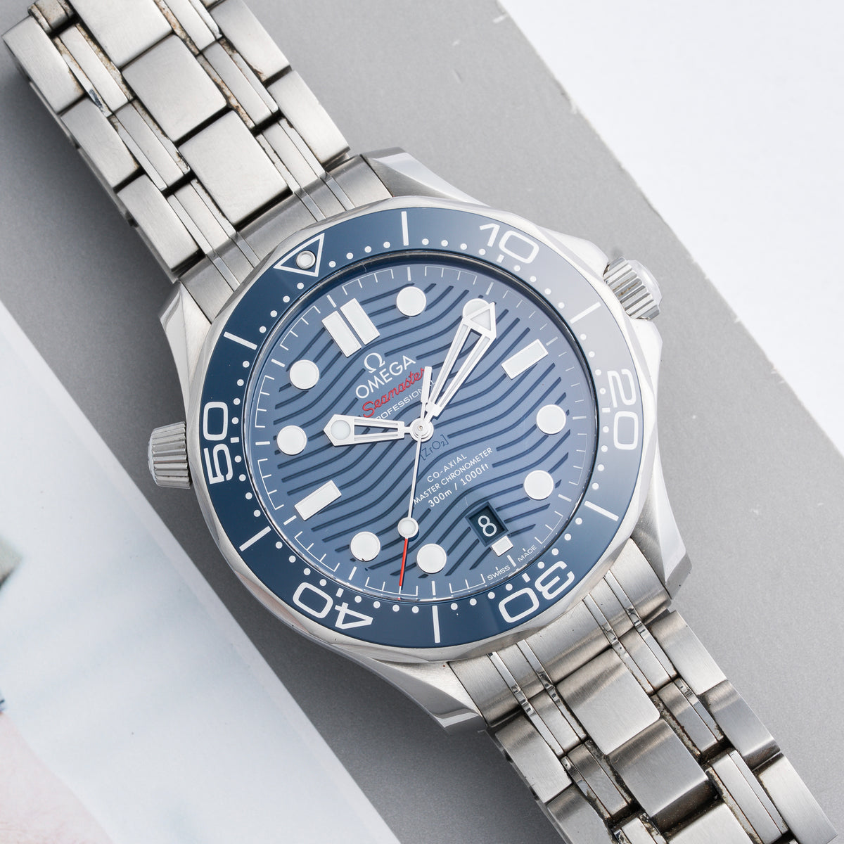 2021 Omega Seamaster Planet Ocean Ref. 210.30.42.20.03.001 with Box & Papers