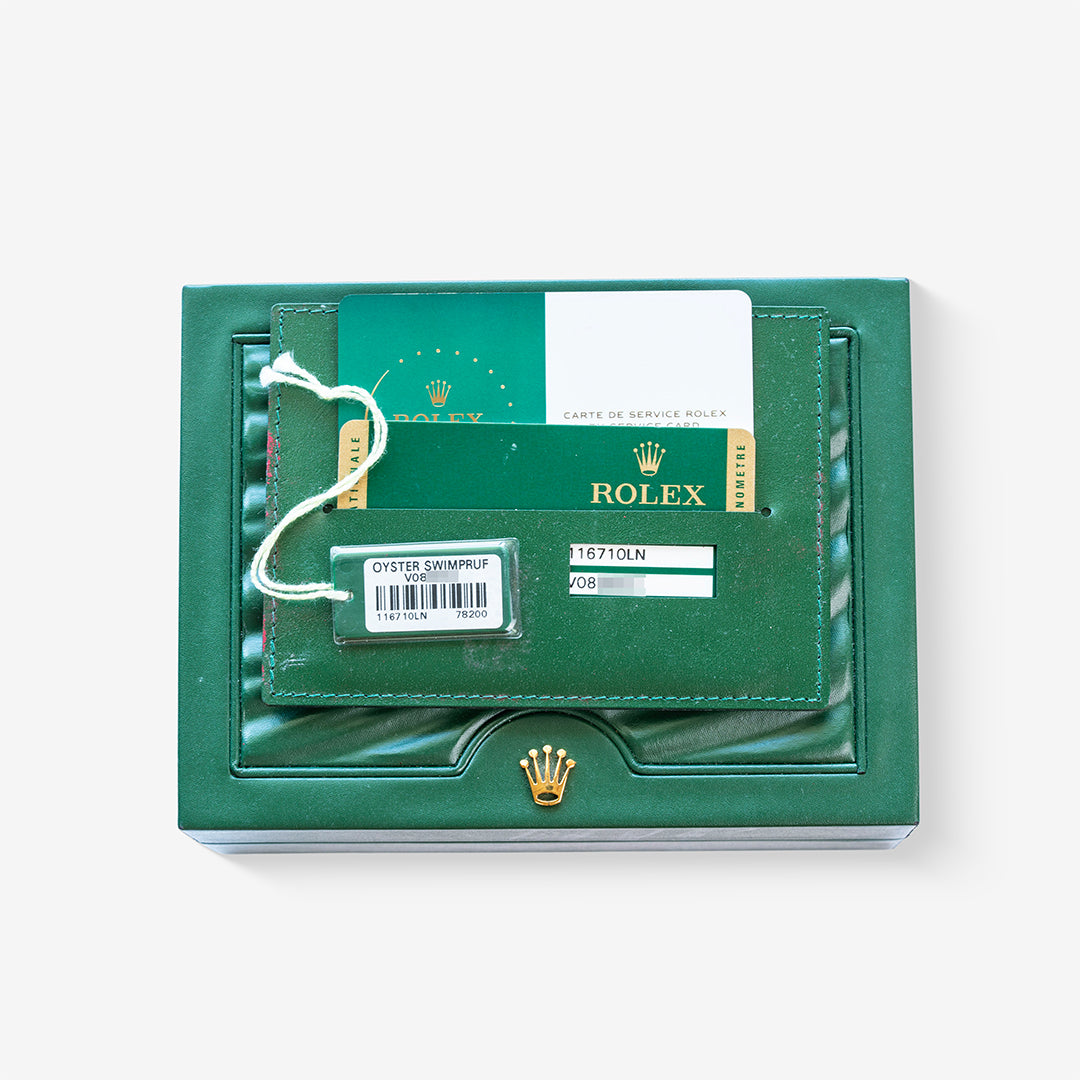 2010 Rolex GMT-Master II Ref. 116710LN with Box & Papers