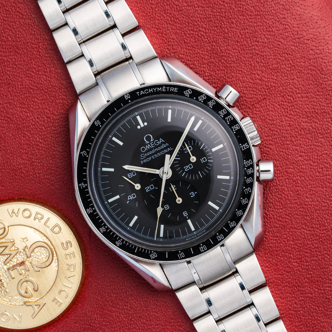 2000 Omega Speedmaster "Hesalite Sandwich" Professional Ref. 3572.50 with Box & Papers