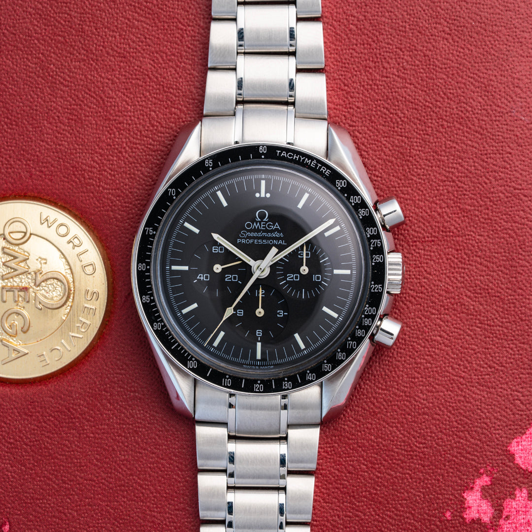 2000 Omega Speedmaster "Hesalite Sandwich" Professional Ref. 3572.50 with Box & Papers