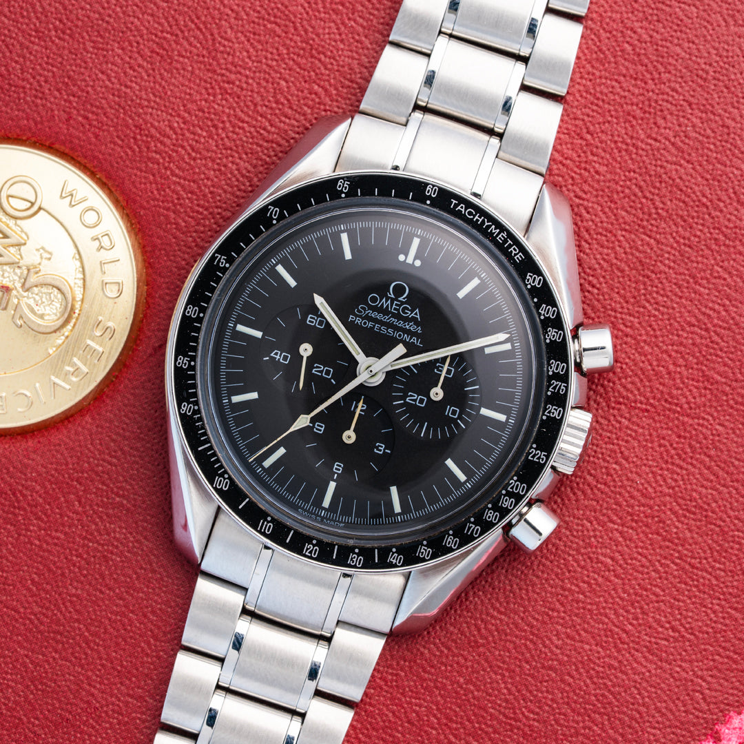 2000 Omega Speedmaster "Hesalite Sandwich" Professional Ref. 3572.50 with Box & Papers