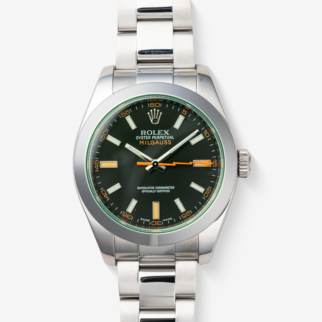 2010 Rolex Milguass Ref. 116400GV with Box & Papers