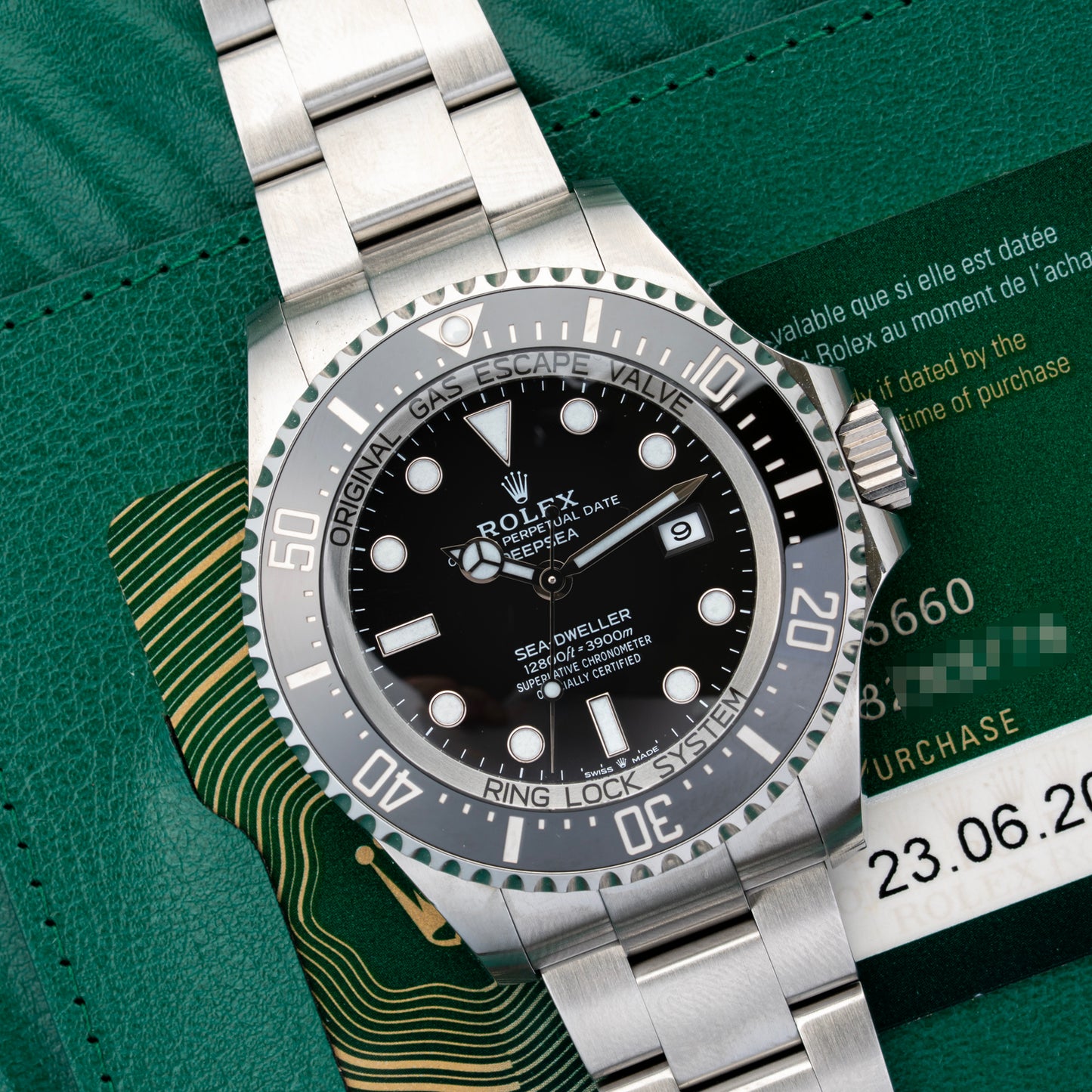 2022 Rolex Seadweller Ref. 126660 with Box & Papers