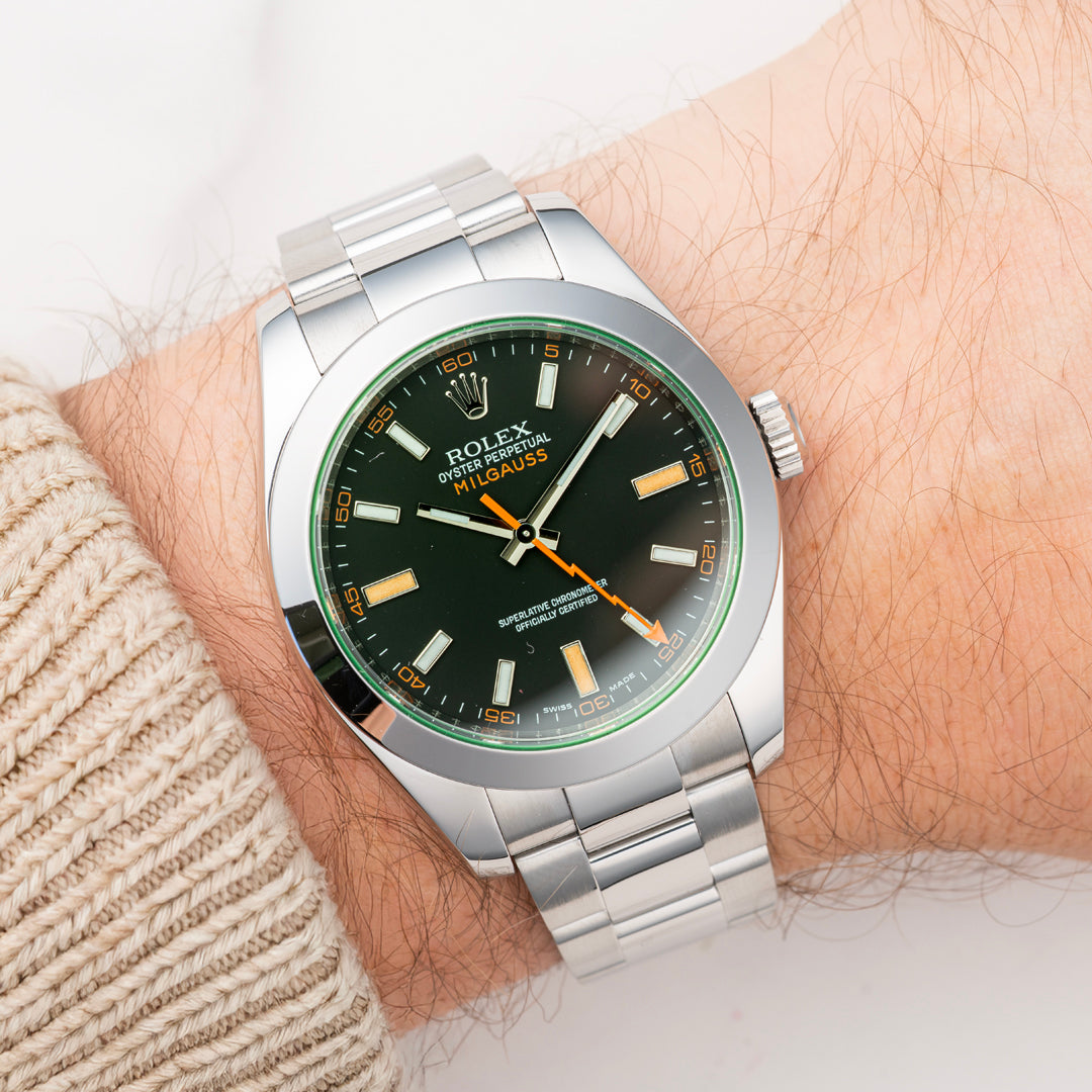 2010 Rolex Milguass Ref. 116400GV with Box & Papers