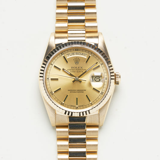 1989 Rolex Day-Date Ref. 18238 with Box & Papers