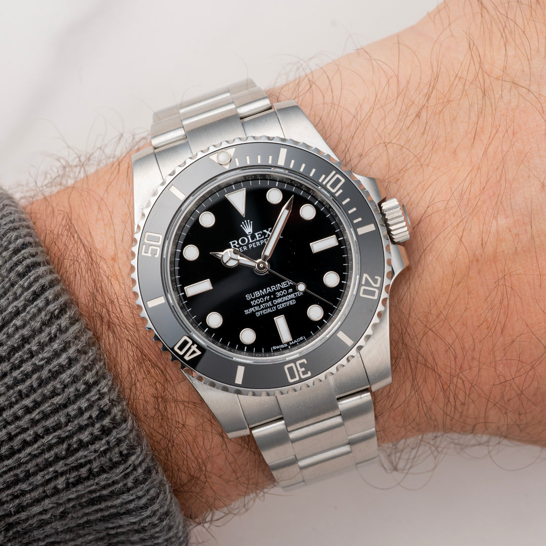 2017 Rolex Submariner Ceramic Ref. 114060 with Papers