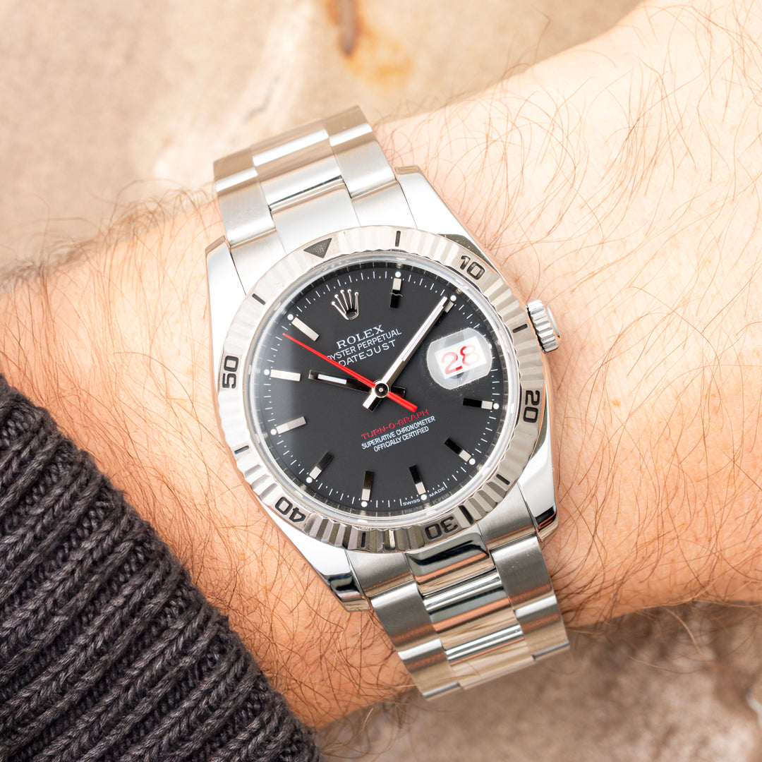 2007 Rolex Datejust Turn-O-Graph Ref. 116264 with Box & Papers