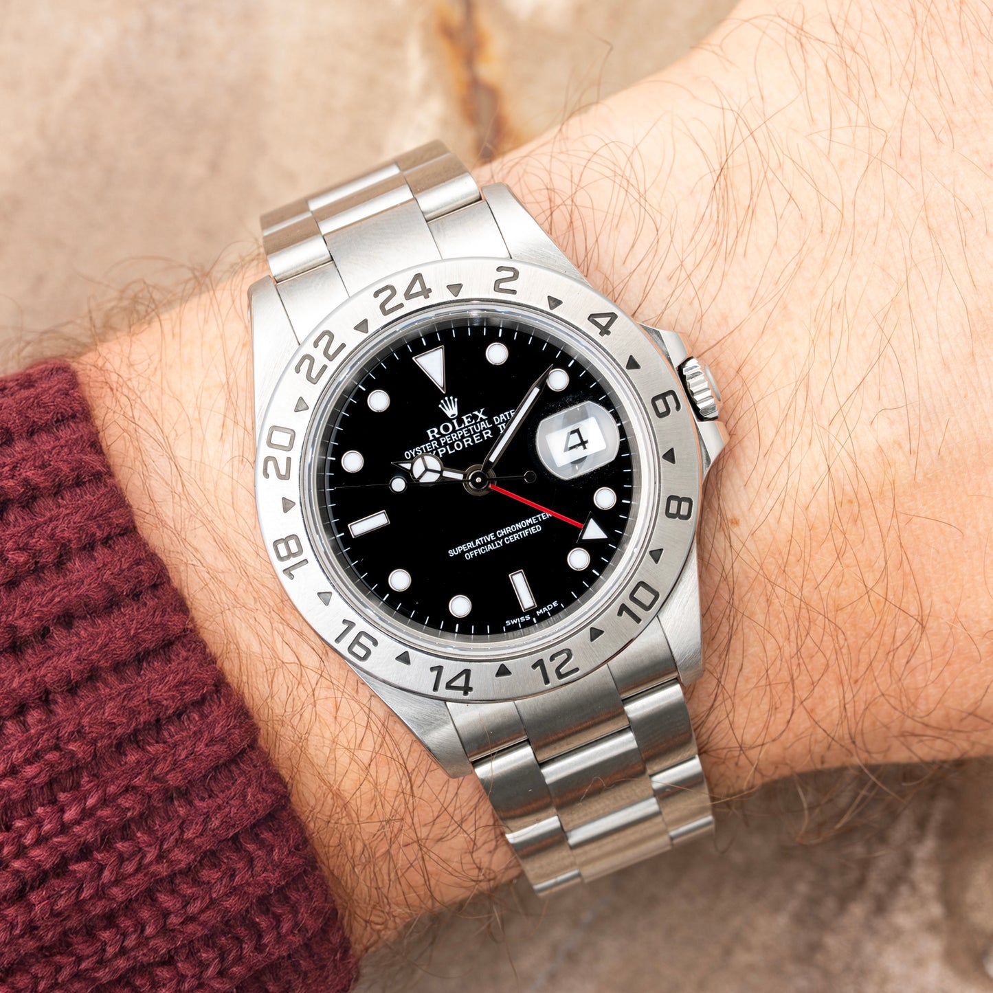 2000 Rolex Explorer II Ref. 16570 with Box & Papers