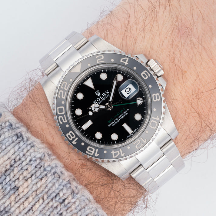 2015 Rolex GMT-Master II Ref. 116710LN with Box & Papers