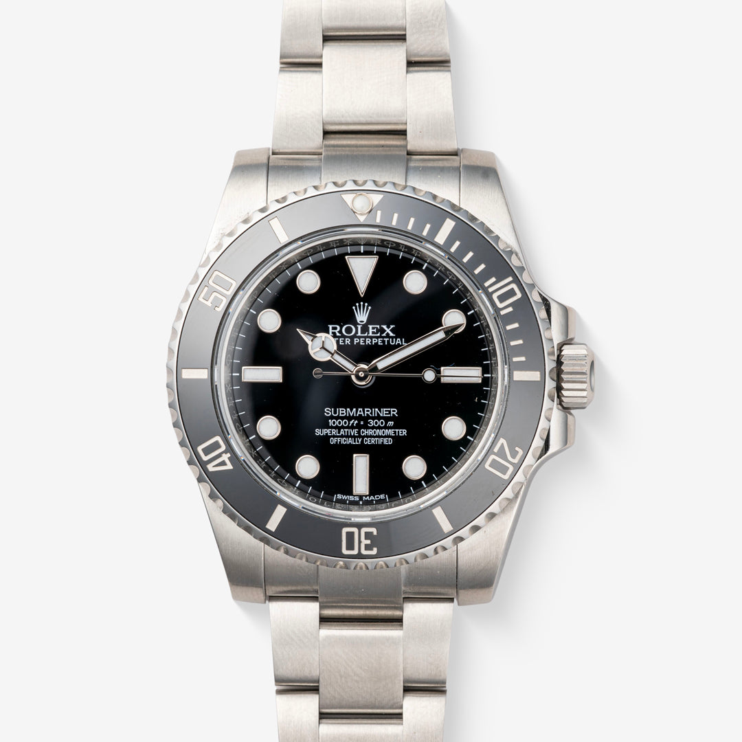 2017 Rolex Submariner Ceramic Ref. 114060 with Papers